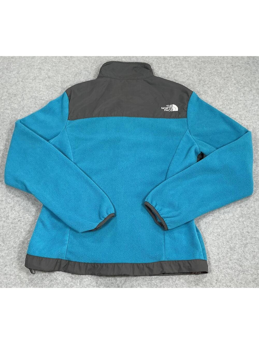 The North Face Polartec Fleece Jacket Blue Gray Full Zip Women's XS - Picture 3 of 14